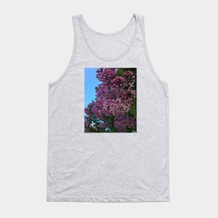 Blooming Purple Flowers Tank Top